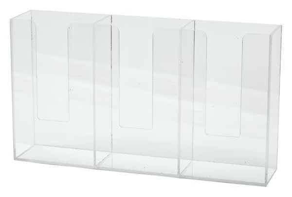 Horizontal Glove Dispenser, Acrylic, Holds (3) Boxes , Clear