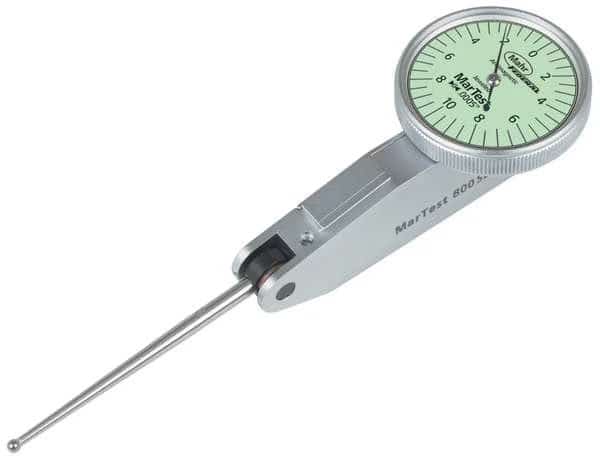 Dial Test Indicator, Swl Hd, 0 to 0.020 In