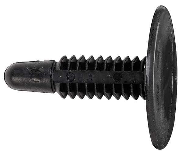 Push-In Rivet, Flat Head, 0.2813 in Dia., 1-1/16 in L, Nylon Body, 100 PK, EnjoyTool select, Mfr# 5RKV2