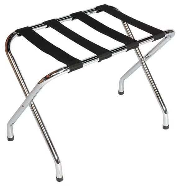 Flat Top Luggage Rack, Bright Zinc