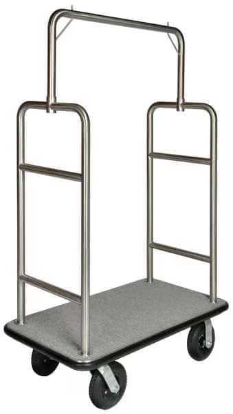 Bellmans Cart, SS Finish,Gray Carpet, Mfr#: 2599BK-010-GRY, CSL