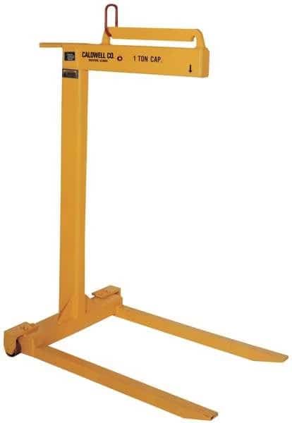 Pallet Lifter, Wheeled, 1T, L36", Caldwell, Mfr#: 93W-1-48
