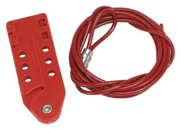 Tab-Cinching Cable Lockout,10 ft. L, Mfr#: CABLO-10, BRADY