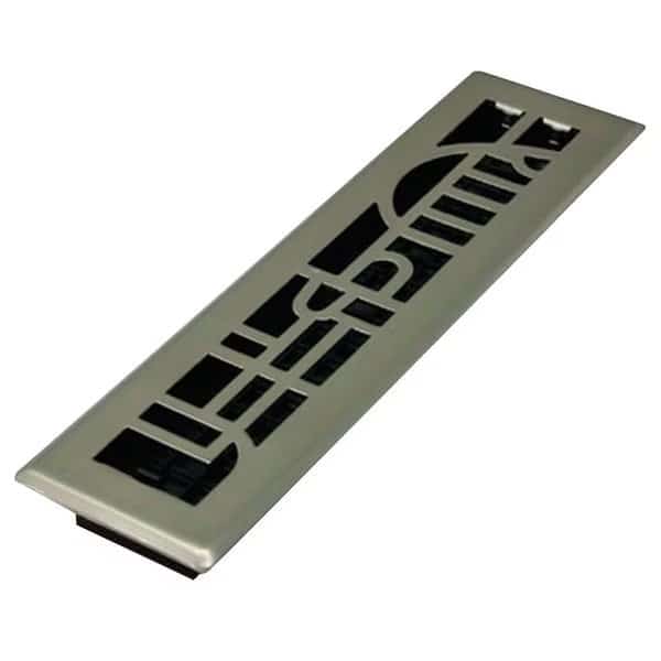 2x12 Floor Register, Mfr#: ADH212-NKL, DECOR GRATES