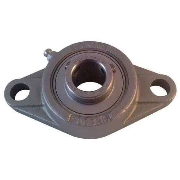 Flange Bearing, 2-Bolt, Ball, 3/4" Bore