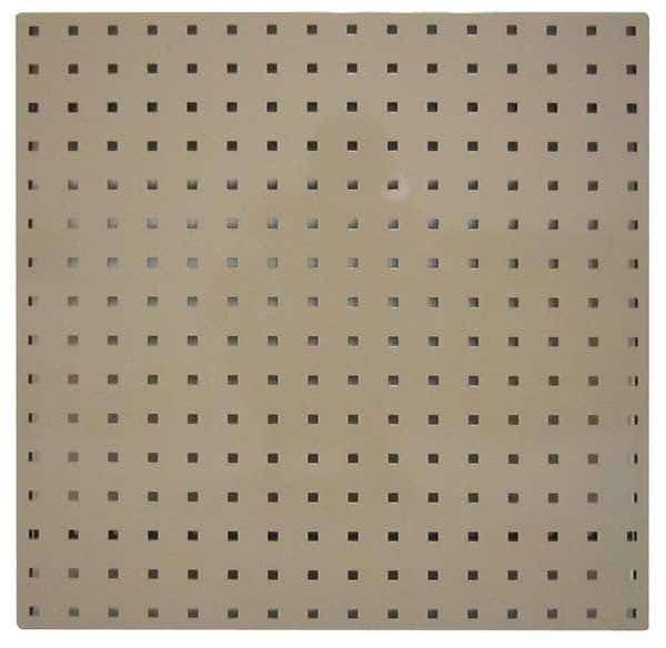 Square Hole Pegboard, 24x24, Tan, PK2