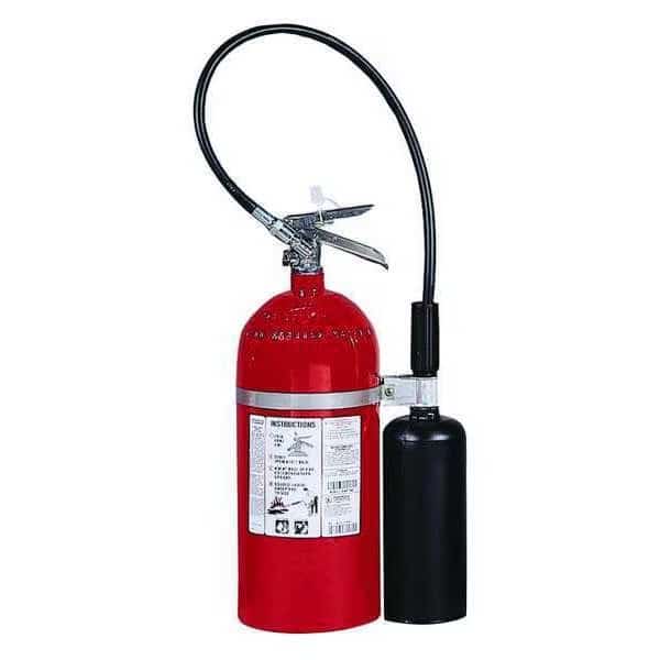 Fire Extinguisher, 10 lb Capacity, Class BC , UL Rating10B:C , Carbon Dioxide