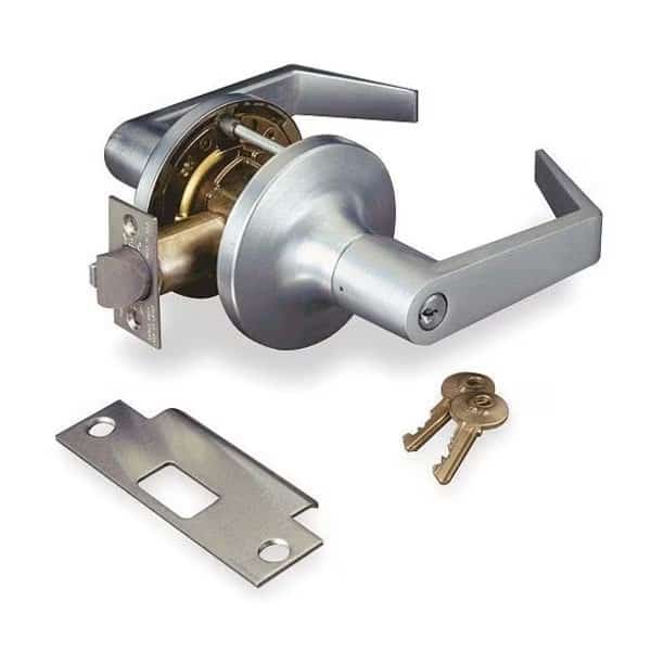 Lever Lockset,Mechanical,Storeroom, Mfr#: AU5405LN x 626, YALE