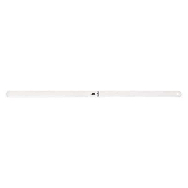 Thickness Gage, 0.010 In, 1/2 x 12 In