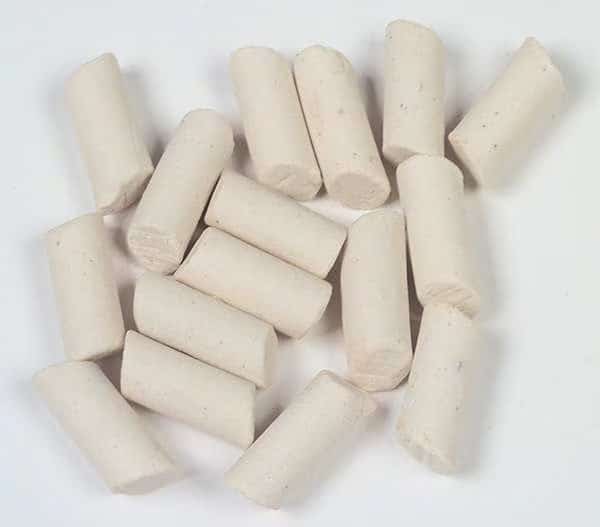 Ceramilite Media, V-Cut Cylinder, 5/8"