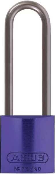 Lockout Padlock, KD, MK, Purple, 1-1/2"H