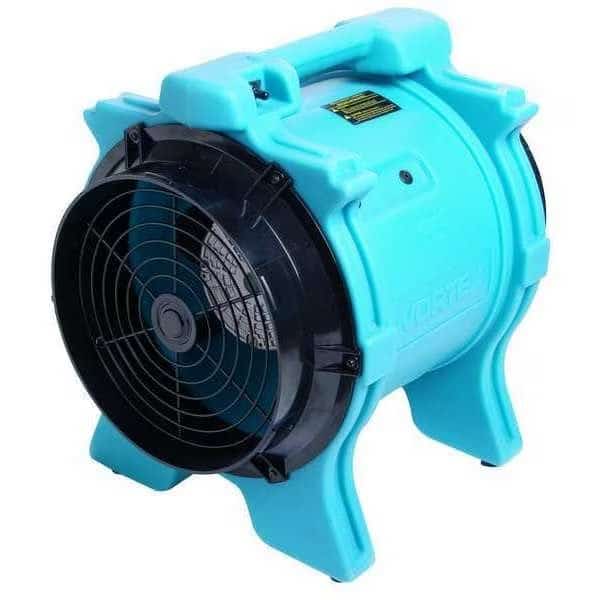 Portable Blower Fan, 115V, 2041 cfm, Blue