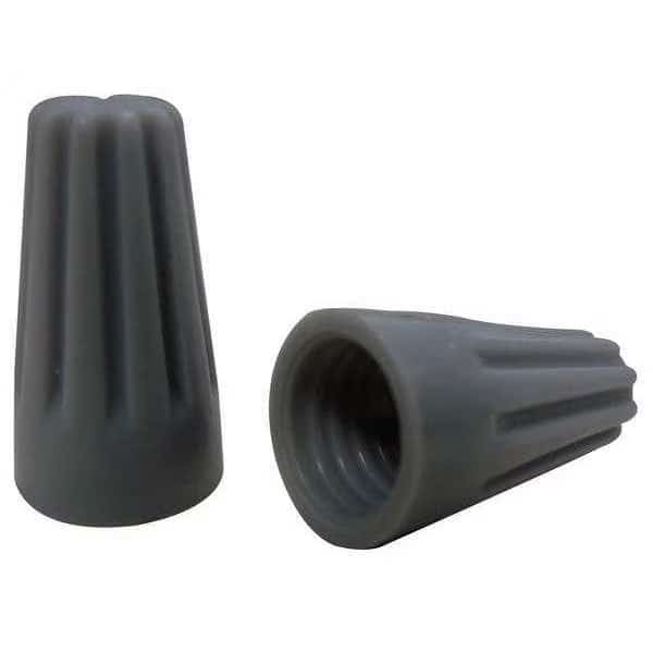 Wire Connector, Gray, PK100, POWER FIRST, Mfr# 5UYJ2