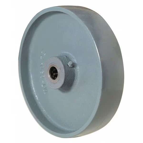 Caster Wheel, Cast Iron, 8 in., 2525 lb.