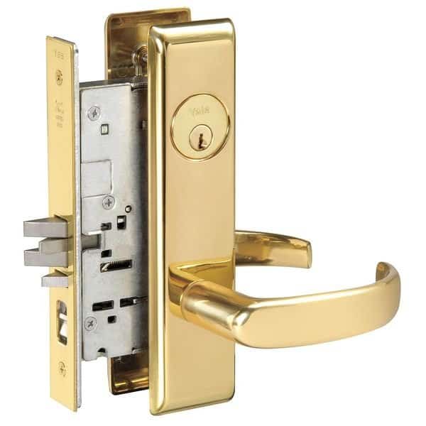 Lever Lockset,Mechanical,Entrance, Mfr#: PBCN8807FL X 605, YALE