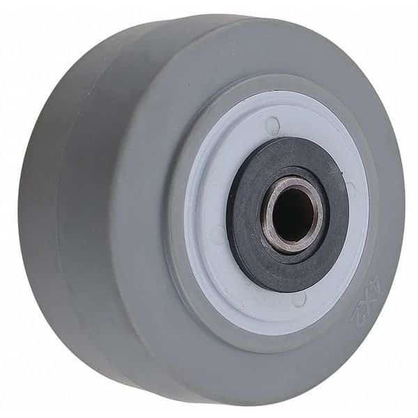 Caster Wheel, TPR, 4 in., 350 lb, Gray