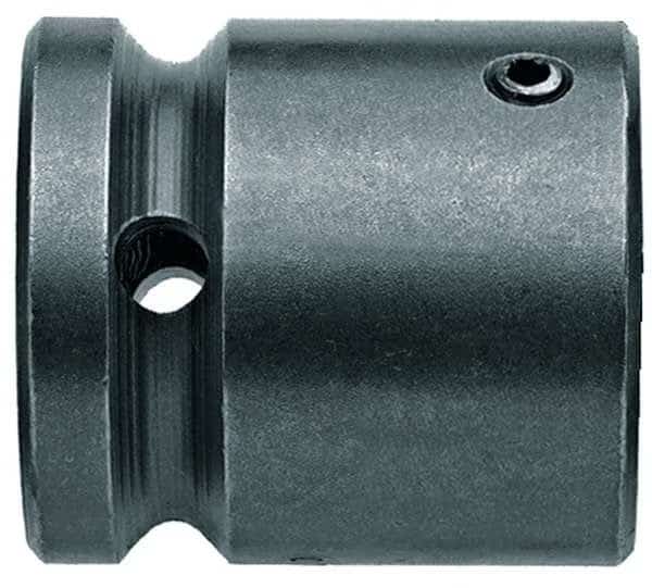 1/2 in Drive Bit Holders Adapters With Set Screw, SAE, 1 pcs, Natural
