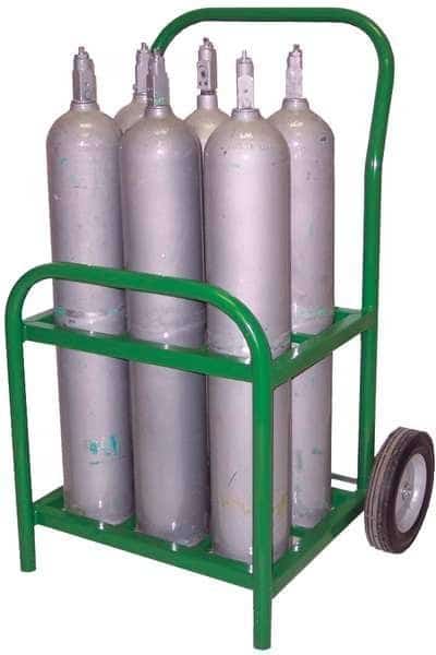 Cylinder Trolley,21 In. W,250 lb., Mfr#: MDE-6, SAFTCART