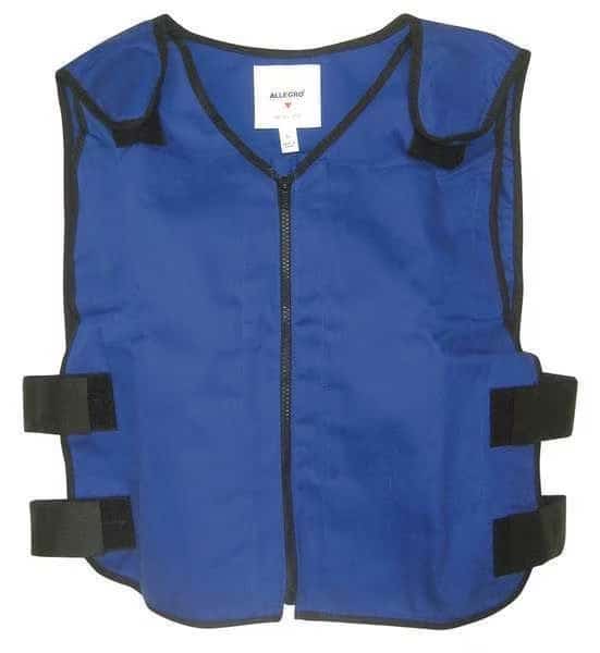 2XL 22 In. L Cooling Vest, Blue