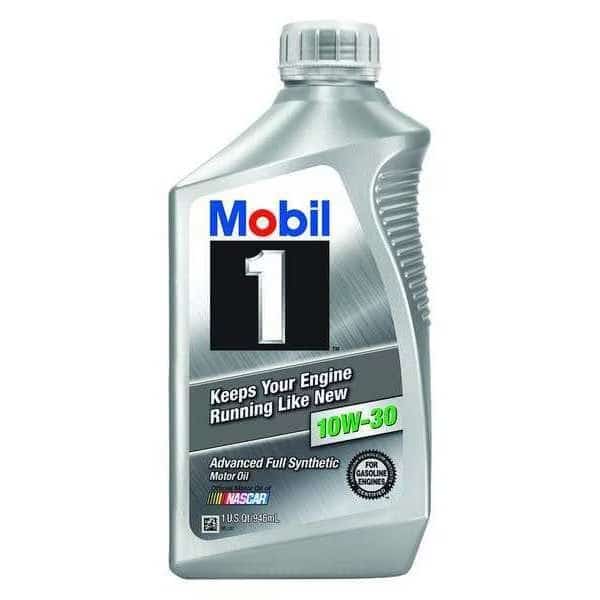Engine Oil, Mobil 1, 10W-30, Synthetic, 1 Qt.