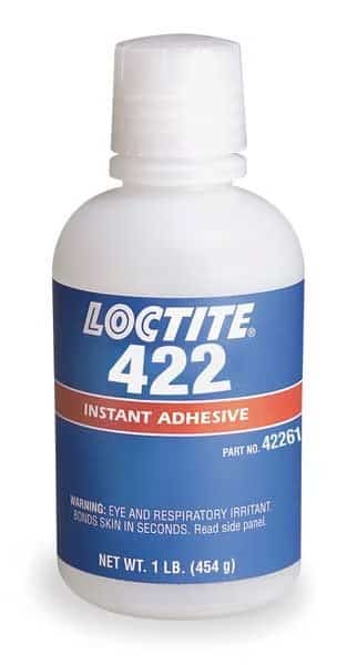 Instant Adhesive, 422 Series, Clear, 1 lb, Bottle