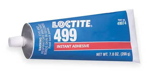 Instant Adhesive, 499 Series, Clear, 0.7 oz, Tube