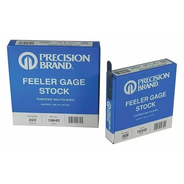 Feeler Gauge, High Carbon Steel, 0.0160 In