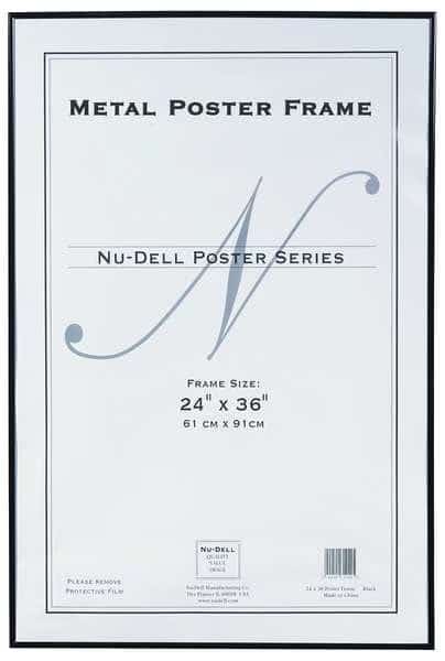 Metal Poster Frame 24x36 Black