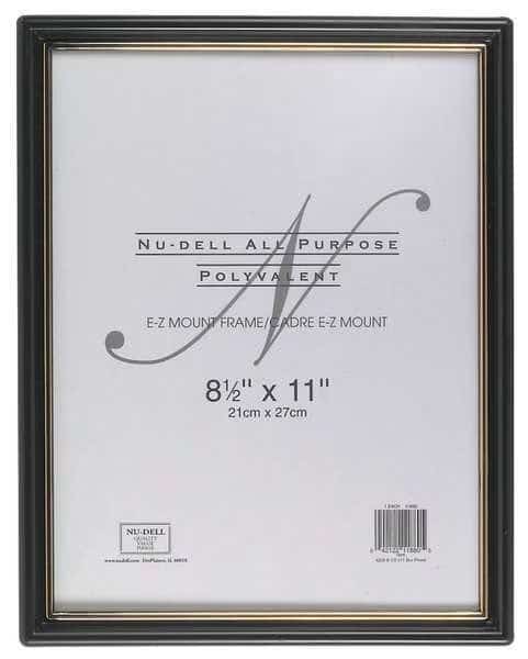 E-Z Mount Frame 8.5x11 Black