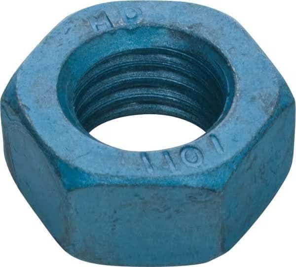Hex Nut, M12-1.75, Alloy Steel, Class 10, Blue Phosphate, 10 mm Ht, 25 PK