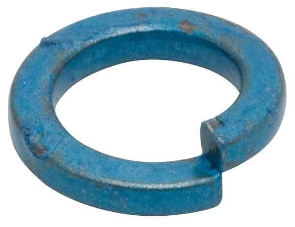 Split Lock Washer, For Screw Size M12 Steel, Metric Blue Finish, 100 PK