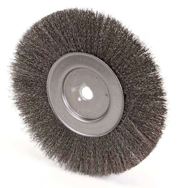 Crimped Wire Wheel Brush,Arbor,10 In., Mfr#: 93494, WEILER
