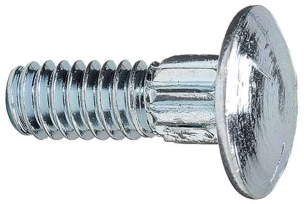 Carriage Bolt, 3/8-16x2 L, PK100