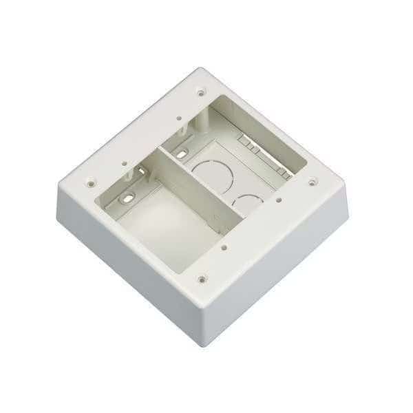 Divided Junction Box, Off White, PANDUIT, Mfr# JBP2SIW