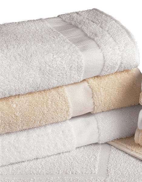 Bath Towel, 25 x 54 In, White, PK12