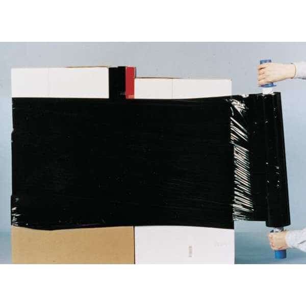 Stretch Wrap, 20" W x 1000 ft. L, 80 ga, Cast Style, Black, Standard Duty
