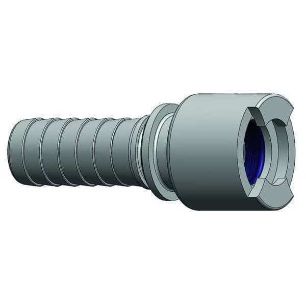 Female to Bowes Coupler, Barb, 1/2, Steel