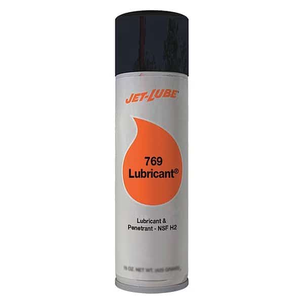Lubricant, 12 oz., Aerosol Can, Mineral Oil, Yellow