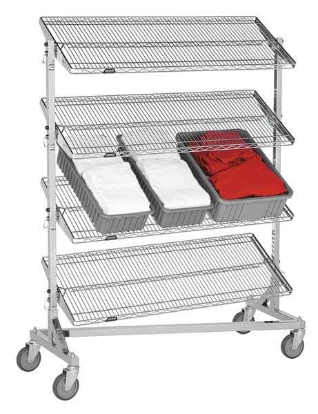 Nesting Wire Cart, 24 In. W, 60 In. L