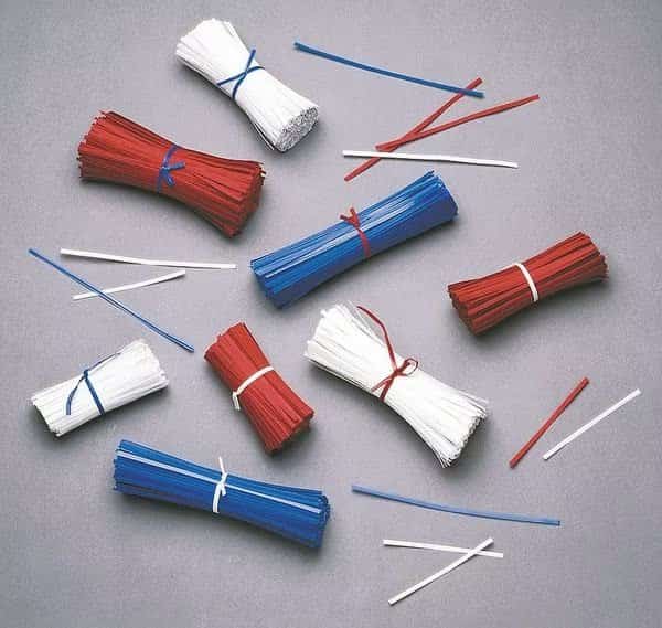 4" Plastic Twist Ties, Pk1000