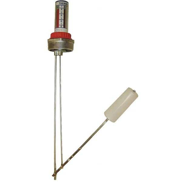 Therma Level Gauge, 23"D, 9" Extn, 1.5"NPT, Krueger, Mfr#: H-1.5-23-9