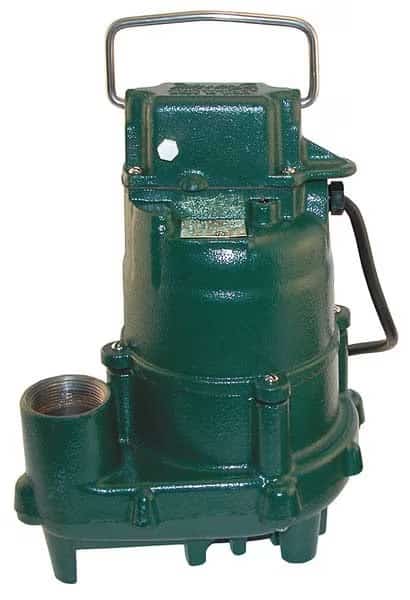 Submersible Effluent Pump, 4/10hp, 8.5A