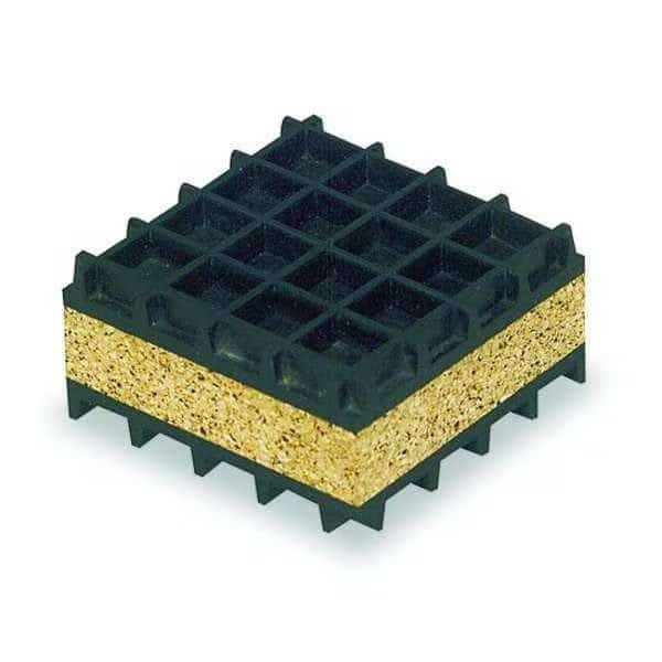 Pad, Anti Vibration, Height: 1 in