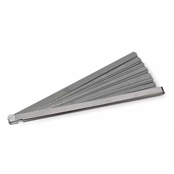 Feeler Gauge Set, 25 Blades, 12 In