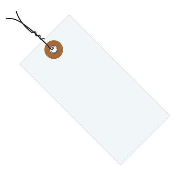 Tyvek Shipping Tags, Pre-Wired, 2 3/4" x 1 3/8", White, 1000/Case