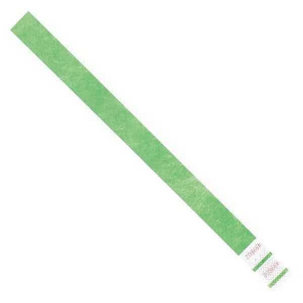 Wristbands,3/4"x10",Grn,PK500, Mfr#: WR101GN, TYVEK