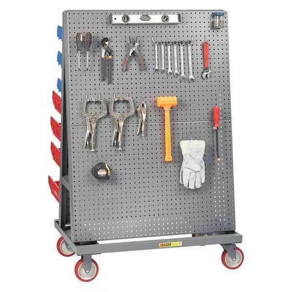Mobile A-Frame Lean Tool Cart, 24 x 60, LITTLE GIANT, Mfr# AFPBLP-2460-5PY