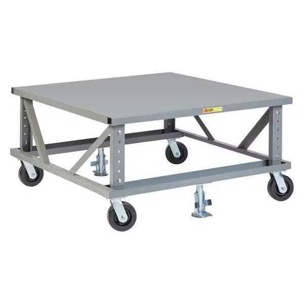 Mobile Pallet Stand,Ergonomic,48 x 48", Mfr#: PDSE4848-6PH2FL, LITTLE GIANT