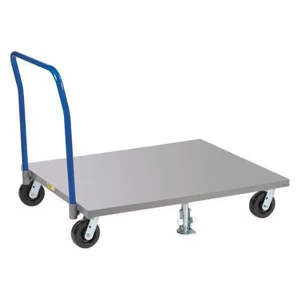 Solid Pallet Dolly, Floor Locks, 42 x 48"