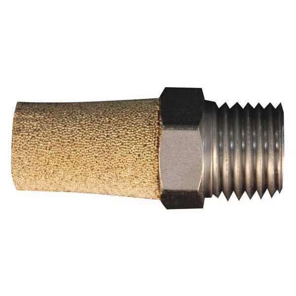 Pneumatic Exhaust Muffler,1/2" NPT, Mfr#: 1086-8, MILTON